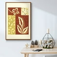 thumbnail image 5 of Festive Floral I - Framed Gallery Wrapped Holiday Canvas - 27 x 41 - Rosewood Frame, 5 of 8