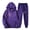 C-Purple, variant on SwiftWear Women 2 Piece Hoodie Sweatshirts Set Dandelion Hoodie and Sweatpants Matching Sets 2024 Fall Outfits Black S