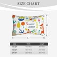 thumbnail image 4 of Sikiie Summer Animal Print Plush Pillow Cover, Wrinkle-proof and Stain-resistant Pillow Protector without Pillow Core, Home Decoration-20"x30", 4 of 6