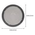 thumbnail image 2 of Houderco 2Ud Car Speaker Grill Negro Malla Metálica Resistente Para Subwoofer Mejora Audio Vehículo, 2 of 6