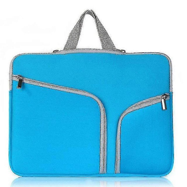 Diving Material Multi-pocket Zipper Computer Bag 11 Inch Blue (1pcs,blue)