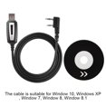 thumbnail image 4 of Cable de programación de Walkie Talkie Kearding Cable de controlador de CD Línea de micrófono optimizada, 4 of 6