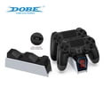 thumbnail image 2 of DOBE Original PS4 Controller Charging Station - Dual Dock Charger for PS4/PS4 Slim/PS4 Pro DualShock 4 Wireless Controllers with LED Indicators | Fast Charging, Overcharge Protection, Anti-Slip Base, 2 of 6
