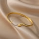 thumbnail image 3 of Pulsera de serpiente de acero inoxidable para mujer, brazalete bonito de Color dorado, joyería de boda de lujo, regalos, 2023, 3 of 4