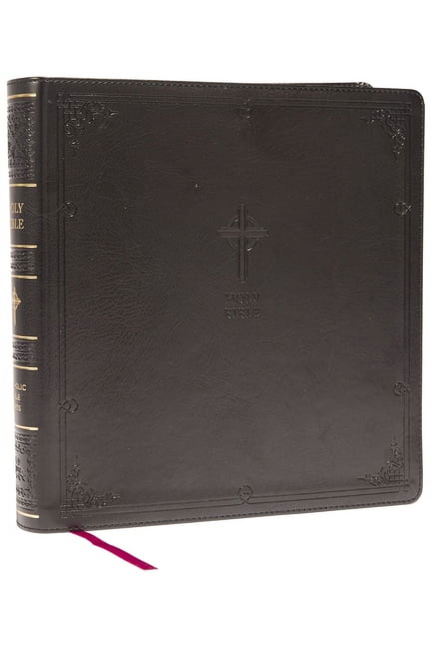 Rsv2ce, Thinline Large Print Catholic Bible, Black Leathersoft