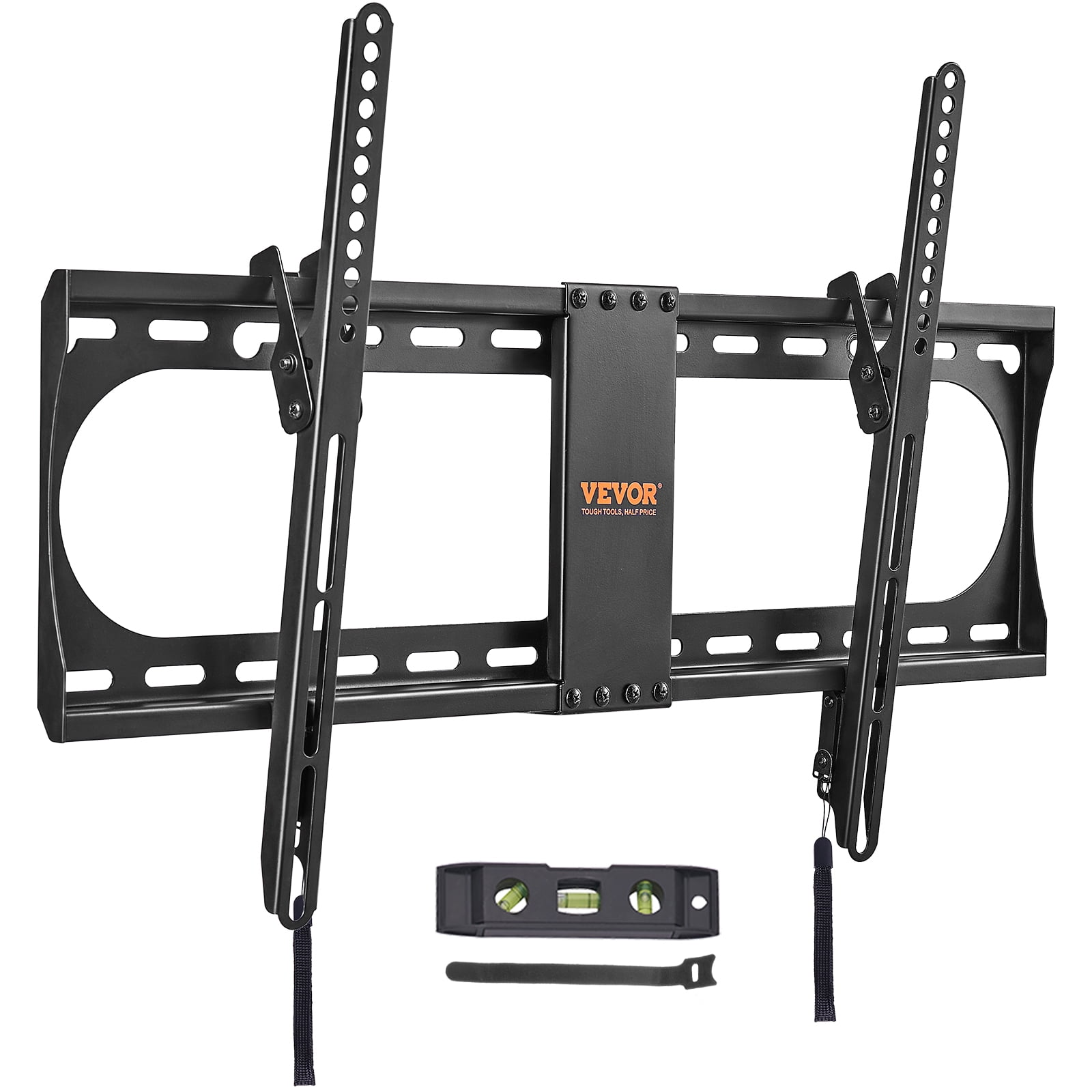 BENTISM Universal TV Wall Mount, Low Profile TV Mount Fits for Most 37-70 inch TVs, Tilt Wall Mount TV Brackets, Max 600x400mm, Holds up to 132 lbs