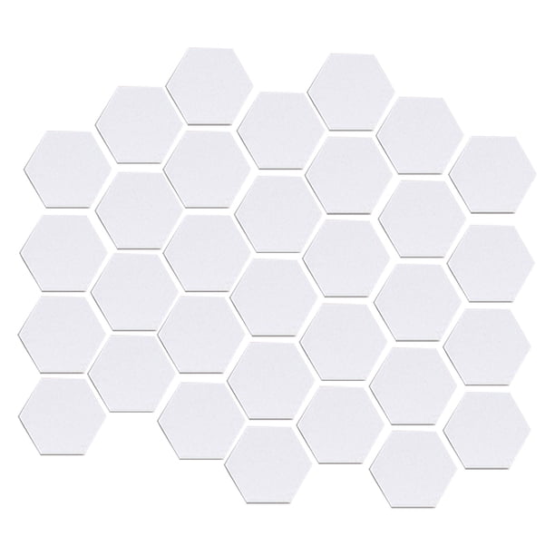 Etiqueta engomada hexagonal de la pared del espejo 3D DIY plástico acrílico liso superficie reflectivo autoadhesivo alto viscosidad multicolor plata Kearding HA047856-03B