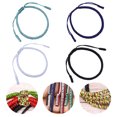 4pcs Woven Bracelet Lucky Rope Bracelet Wristbands Wrist Cuff Bracelets