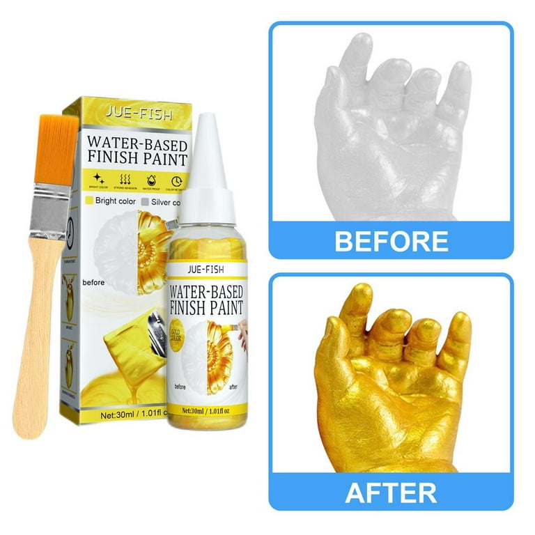 Fovolat Water-based Finish Paint Water-based Glitter Gold Foil