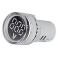 thumbnail image 1 of 2x Amperímetro Digital 12-500V Amp ímetro led lámpara Indicadora de La Lámpara Cola Medidor de voltímetro de voltaje redondo, 1 of 8