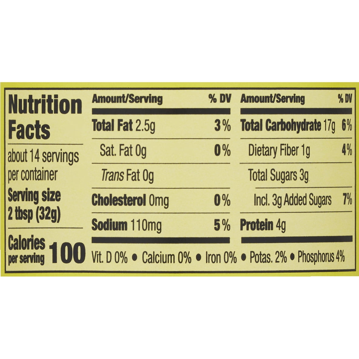 Better'n Peanut Butter Banana - 100 Calories, Lower Fat - 16 oz