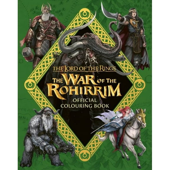 Warner Bros. The Lord of the Rings: The War of the Rohirrim Official Colouring Book (Paperback)