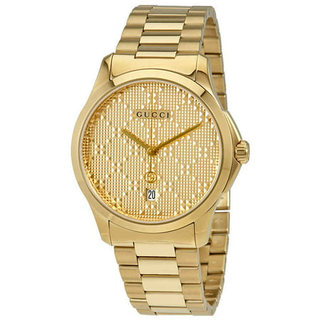 Gucci - G-timeless Gold Dial Quartz Unisex Watch YA126461 - Walmart.com