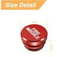 thumbnail image 2 of 2Pcs Car Cigarette Lighter Cover Cap,Car Interior Accessories, Eject Button FIRE Missile Button,(Red/Fire), 2 of 6