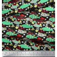 thumbnail image 3 of Soimoi Rayon Fabric Fish Cartoon Print Fabric by The Yard 56 Inch Wide, 3 of 3