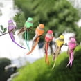 thumbnail image 3 of Simulation Feather Bird Lovely Exquisite Christmas Tree Ornament Artificial Foam Bird for Garden, 3 of 10