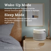 Bionaire True HEPA Sense Air Purifier for Rooms Up to 413 sq. ft with 4-in-1 Filtration & Aromatherapy, Sunrise Wake-Up Light and Red Light Sleep Support - White