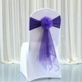 thumbnail image 3 of BELOWSYALER Luxurious Chair Decoration Bows, Stretchable Spandex Chair Sashes Bows for Event Seating Decoration, 3 of 9