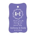 thumbnail image 1 of 100 PCS Thank You for sharing our special day Custom Made Hang Tags Personalized Wedding Favor Gift Paper Tags, 1 of 1