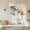 Khaki Orange Sage Green, variant on Sage Green Pumpkins Tie Up Curtains 45 Inches Long, Kitchen Window Curtains Over Sink, Thanksgiving Leaves Beige Fall Small Window Curtains Shade Balloon Curtains Valances for Bedroom/Cafe 34"x45"