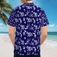 thumbnail image 6 of High Quality Hawaiian Shirts for Men Short Sleeve Aloha Beach Shirt Floral Summer Casual Button Down Shirts Blouses LRL4BQ, 6 of 7