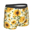 thumbnail image 3 of Daiia Beautiful Countryside Sunflower Men's Underwear Boxer Briefs, Cotton Stretch Moisture-Wicking Underwear-XX-Large, 3 of 9