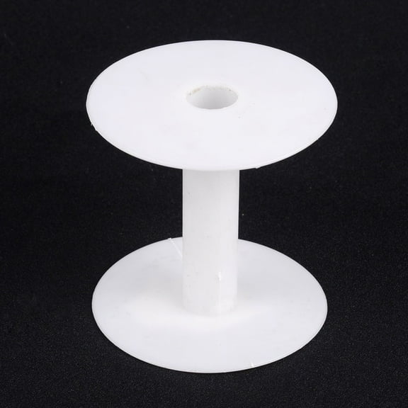 30pcs Plastic Empty Spools for Wire Thread White 55x57mm