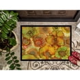 thumbnail image 3 of Abstract Flowers in Yellows and Oranges Doormat 18x27, 3 of 4