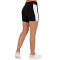 thumbnail image 2 of Athletic Works Women's Active Varsity Stripe 6.5" Bike Shorts, 2 of 2