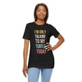 thumbnail image 6 of I'm only talking to my turtle today funny cute turtle mom Unisex T-shirt, 6 of 7