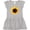 AC-Heather Grey, variant on Inktastic Summer Sunflower Girls Toddler Dress