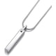 thumbnail image 3 of Collar KATEA con colgante de barra de acero de tungsteno para hombre y cadena de serpiente de acero inoxidable de 55 cm., 3 of 5