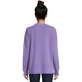 thumbnail image 5 of Time and Tru Women's Crewneck Sweatshirt with High-Low Hem, 2-Pack, Sizes XS-XXXL, 5 of 6