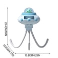 thumbnail image 3 of Desktop Mini Fan For Office Desk Coolings Fast Coolings High Airflow For Student Dormitories, 3 of 5