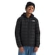 thumbnail image 1 of Chaqueta THE NORTH FACE ThermoBall con aislamiento térmico para niños, con capucha, negra, 1 of 7