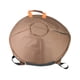 thumbnail image 5 of Accesorios para bolsa de tambor de mano, bolsa de tambor con lengüetas de acero de doble hombro, estuche para tambor de mano marrón, 5 of 9