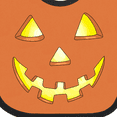 thumbnail image 4 of Inktastic Pumpkin Jack O Lantern for Halloween Boys or Girls Baby Bib, 4 of 4
