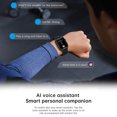 thumbnail image 2 of Reloj inteligente Reloj de monitoreo de salud táctil de pantalla completa de 1.96 pulgadas IP67 Llamada BT a prueba de agua Batería de larga duración Modos multideporte Cuerpo delgado Hombres Mujeres, 2 of 8