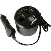Wagan Twin USB/DC Cup Holder Adapter