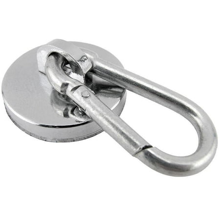 

PMU Super Magnet w/Easy-Clip Carabiner Hook Maximum Strength 35 Lbs Pkg/1