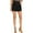 Deep Black, variant on INC Womens Faux Belt High Rise Shorts