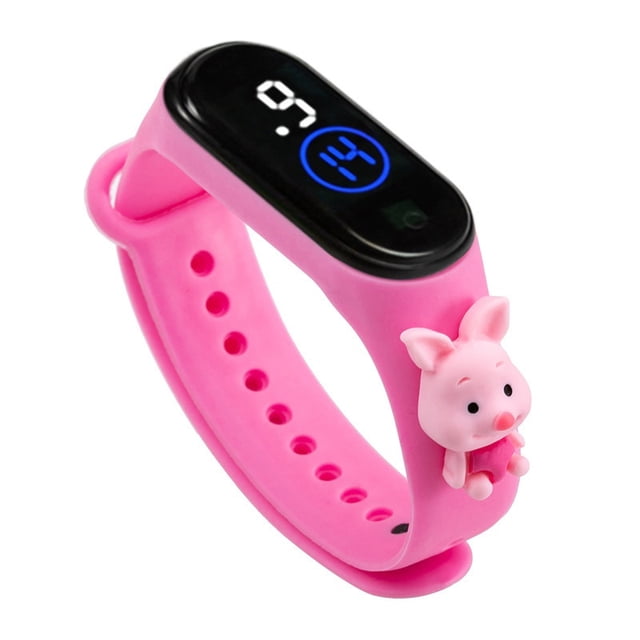 Nuevos relojes de silicona para niños/niñas/estudiantes/reloj Digital para niños/reloj de pulsera LED cuadrado deportivo electrónico de dibujos animados Gao Jiahui unisex