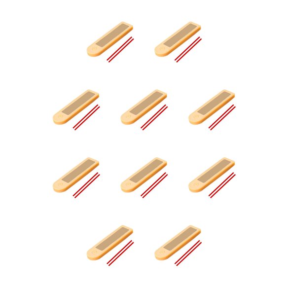 Riwesomey Protector de silicona para panel de patinete eléctrico, cubierta impermeable para salpicadero, accesorio portátil y ligero, Naranja 10piezas