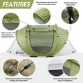 thumbnail image 5 of VILLEY 2 Person Easy Pop Up Tent, Waterproof Automatic Setup Instant Lightweight Camping Beach Tent with Carrying Bag for Camping, Hiking & Traveling, 5 of 7
