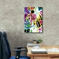 thumbnail image 3 of Epic Graffiti 'Colorful Astronaut Graffiti Art 6 ' by Irena Orlov Giclee Canvas Wall Art, 18"x26", 3 of 8