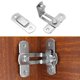 thumbnail image 1 of Cerradura de puerta - Paquete de 2 cerraduras de perno de puerta de seguridad de acero inoxidable para seguridad en el hogar, 1 of 7