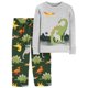 thumbnail image 1 of Pijama 2 pzas Carter´s Child of Mine Gris Estampado Dinosaurios 3T, 1 of 2