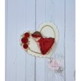 thumbnail image 4 of Gum Paste Heart and Red Roses Baby Girl Cake Topper, 4 of 4