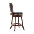 thumbnail image 5 of Boraam Augusta Counter Height High Back Swivel Wood Kitchen Counter Stool, Cherry Finish, 5 of 7