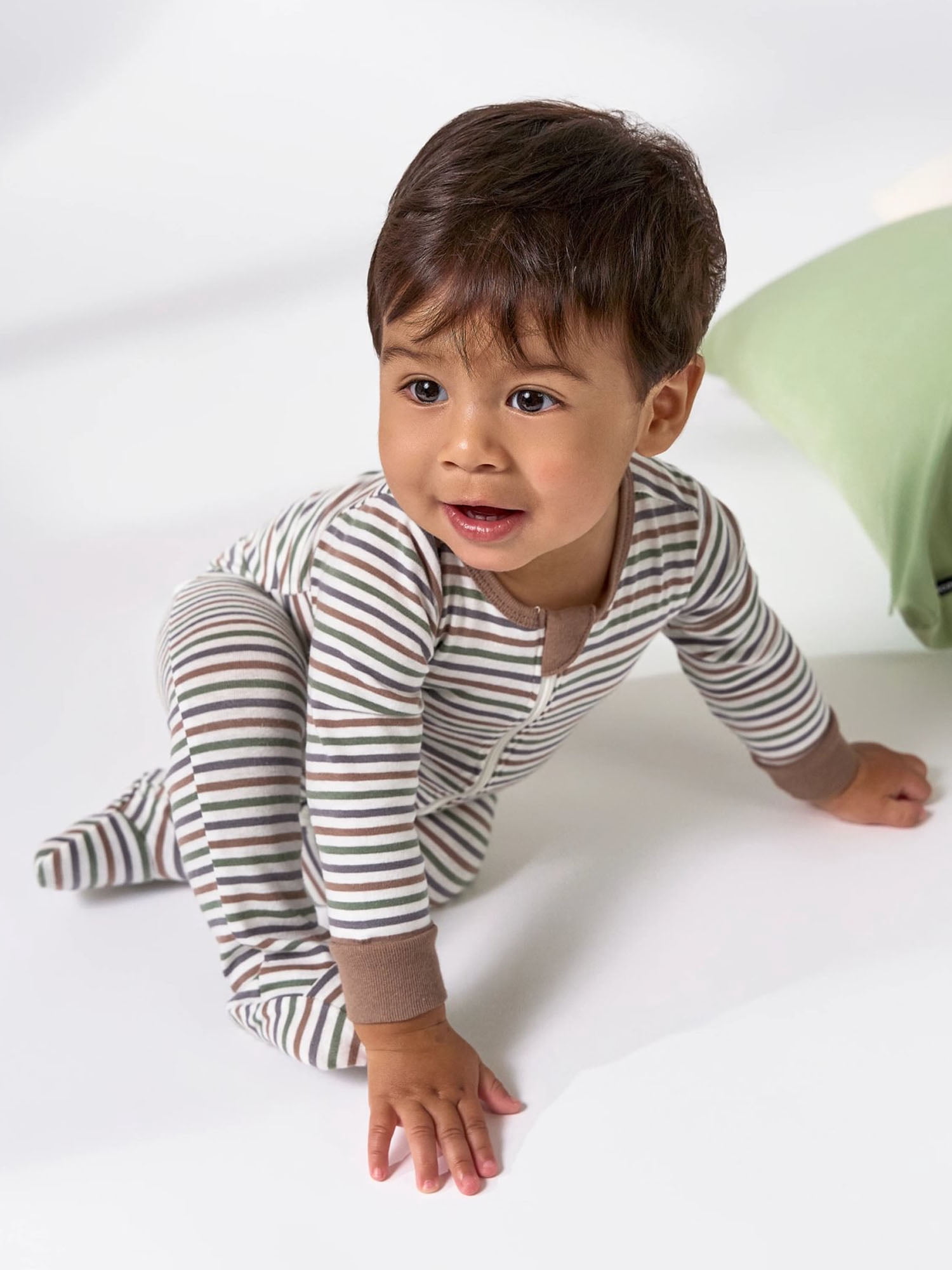 Gerber Baby Neutral Sleep N´ Play 2-Way Zipper Footed Pajamas, 4-Pack, Sizes, Newborn - 6/9 Months